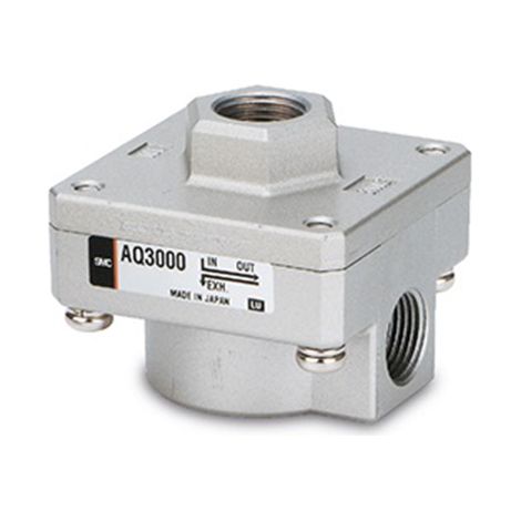 Soupape d'échappement réglable SMC R 1/8 R 1/8 ( Prix pour 1 )
