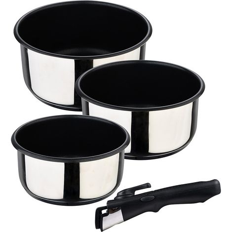 Set 3 Bol Inox Click & Cook Bergner (1/2)