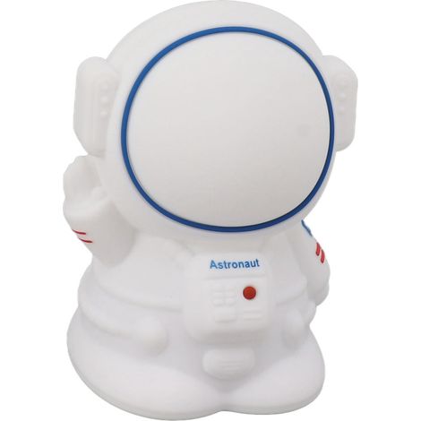 Veilleuse Astronaute en Silicone Doux et Imperméable, Lampe de Nuit Rechargeable par USB pour Chambre, Dortoir, Camping (1/5)