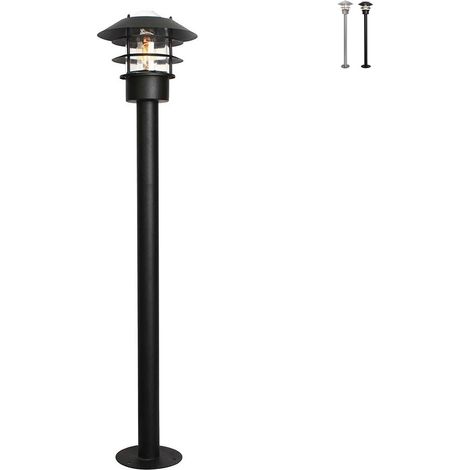 Elstead Helsingor - Lanterne extérieure à 1 ampoule noire IP44, E27 (1/5)