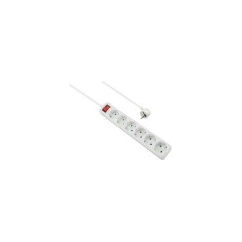 Helos 262796 base múltiple 1,5 m 6 salidas AC Interior Blanco