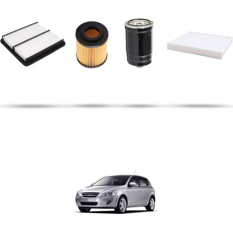 Kit tagliando 4 filtri compatibile con Kia Cee D (ED) 2.0 CRDI 103kw dal 2007 (1/5)