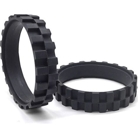 Pneu/caoutchouc de remplacement compatible avec Roomba 500, 600, 700, 800, 900, e, i, S. Remplace roue latérale de votre Robot. Pièce de rechange compatible avec iRobot Roomba Durabilité (1/4)