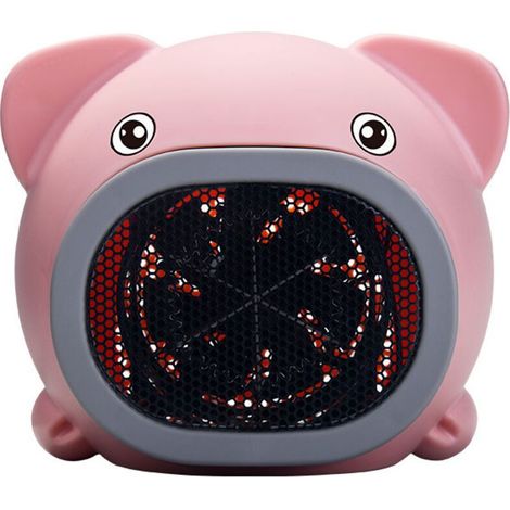 Mini chauffage d'appoint mignon 16x13.5x14.7CM YMYNY, petit radiateur intérieur compact et efficace