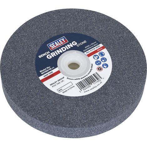 Sealey 150 x 20mm Grinding Stone 32(13)mm Bore - A60P Fine BG150/15