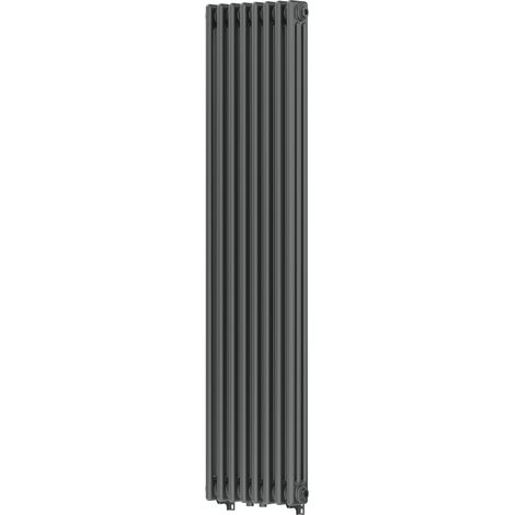 Mexen Denver radiador decorativo 1600 x 378 mm, 1487 W, antracita - W215-1600-378-00-66 (1/5)