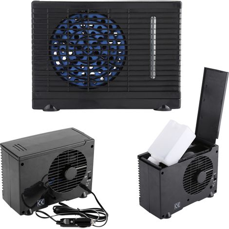Ventilateur Rafraîchissant Portable 12V Voiture Camion Maison Refroidisseur d'Air Évaporatif à Eau Mini Climatiseur Silencieux (1/5)