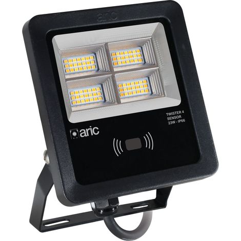 Aric – Projecteur à détecteur de mouvement 23W – Température de couleur 3000K – Indice de protection IP66 – Flux lumineux 3340lm – Durée de vie 50000h (1/5)