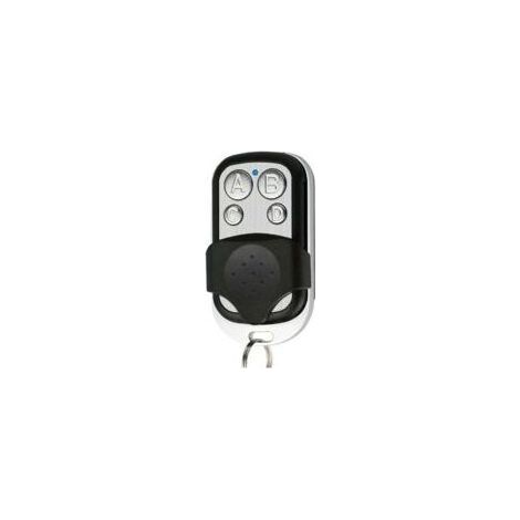 2 pièces Télécommande portail universelle, fréquence 433,92 Mhz pour portail automatique, large rayon - Télécommande universelle pour portail programmable code fixe batterie 12 V incluse- Crezuo (1/4)