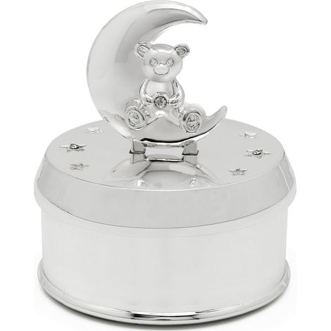 Elegante carillon in argento per bambini, ideale come regalo, a forma di orsacchiotto Dimensioni: 74x83 mm Codice articolo: ZV8107261