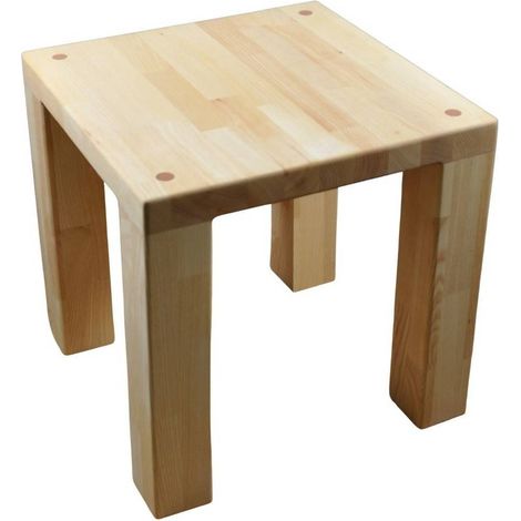 Table Basse 45x45 Frene Hauteur 45 Cm (1/5)