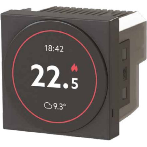 Cronotermostato smart incasso con display touch oled compatibile bticino matix 4box side 4bsthsw.am