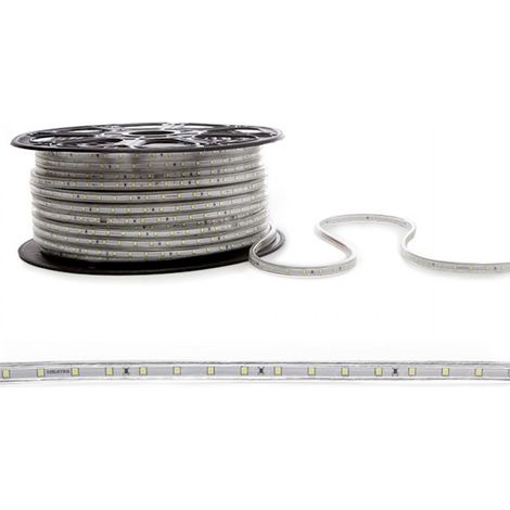 Striscia da 60 LED/M 6W 337Lm 2700ºK SMD2835 220VAC IP65 x1M 40.000H  [HO283560220V5MM6LMWW] (1/2)