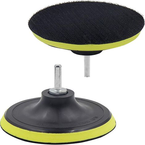 Selbstklebender Bandschleifer-Pad mit M10-Bohreradapter (2 Stück)