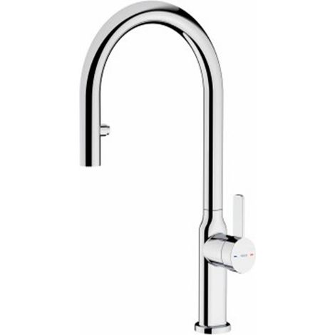 Teka Oval 9382 grifo de cocina cromo diseño moderno (1/5)