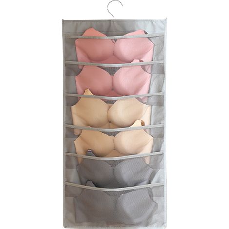 Sac de rangement suspendu pour culottes, chaussettes, sous-vêtements et soutiens-gorge (1/5)