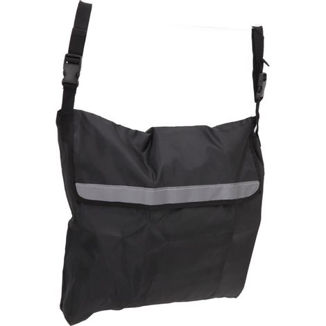Sac de rangement pour fauteuil roulant en toile, grande capacité, flexible et portable, pour fauteuil roulant électrique et déambulateur. Sac suspendu pour fauteuil roulant électrique.
