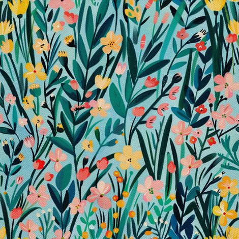 Decoffe Oxford exterior - Motiv Frühling I DX7333 (1/5)