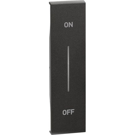 Living Now enjoliveur ON/OFF 1 MODULE NOIR MYHOMEUP BTICINO BTKG01MHAG