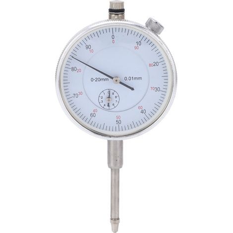Indicateur à Cadran Mécanique Indicateur à Cadran de Haute Précision pour Mesure d'Instrument 0-20mm (1/4)