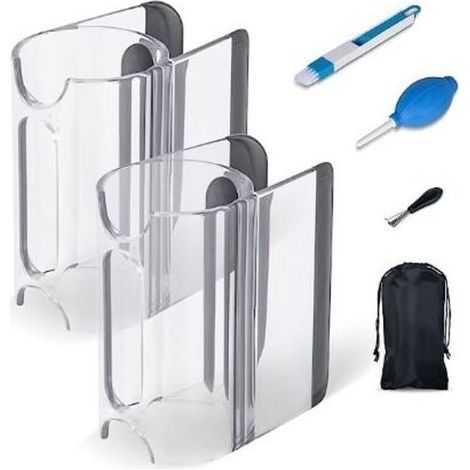 2 Pièces Clip Support d’ Accessories pour Aspirateurs V7 V8 V10 V11 V12 V15, Organisateur Rangement pour Brosse Kit d' Aspirateur, avec Outils de Nettoyage