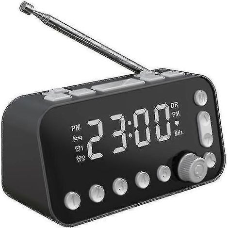 Réveil numérique avec radio DAB/FM, alarme réglable (1/5)