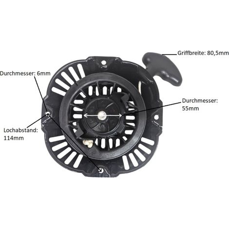Seilzugstarter Starter Anlasser Anwerfereinheit für Benzin-Gartenhäcksler uvm. (1/2)