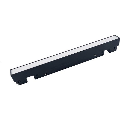 Barra Led 10w 48v Cct Dimmerabile Nero Per Binario Magnetico 48v Silamp