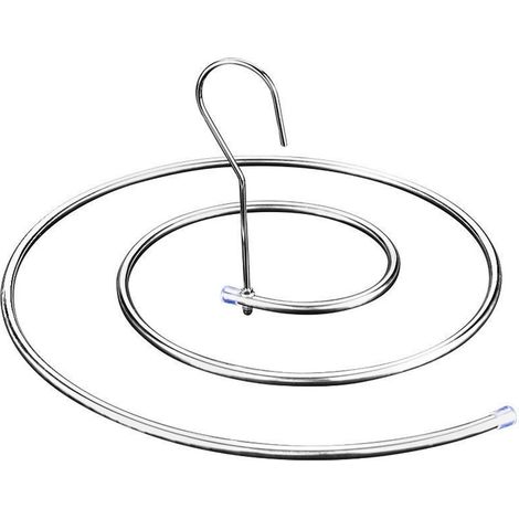 Percha en espiral - Función de secado - Percha para funda nórdica - Acero inoxidable - Almacenamiento multifuncional - Tendedero de edredones en espiral - Ahorro de espacio (1/5)