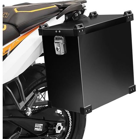 Valigia laterale moto in alluminio Bagtecs Namib 35l nera