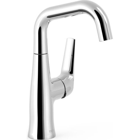 TRES 28144701 FUJI Grifo Monomando con Maneta Lateral Lavabo Color Cromo - ref: 28144701