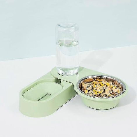 Distributeur d'eau, bols réglables, support surélevé, alimentation automatique (1/5)
