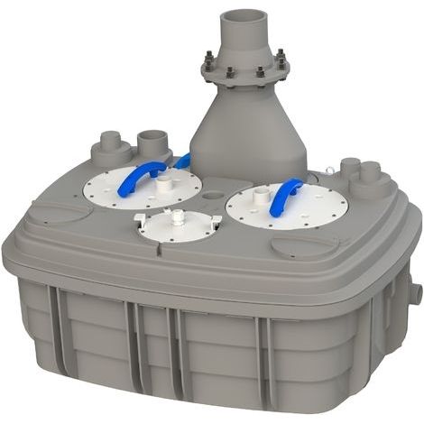 SFA – Station de relevage des eaux usées 120L – Débit 40 m³/h – Hauteur de relevage 13 m – Étanchéité IP68 pour locaux collectifs (1/5)