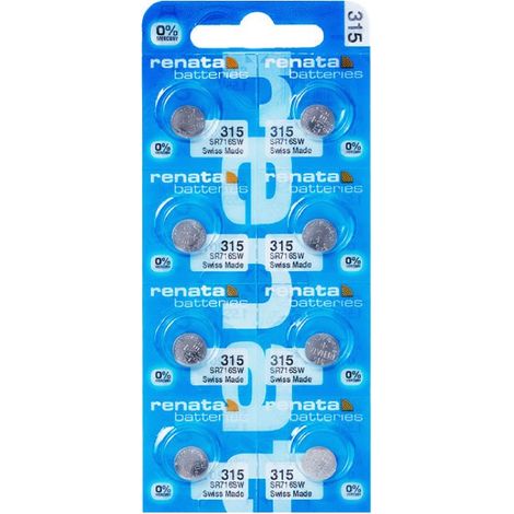 .8 Piles renata 315 SR716SW.
.
.
.