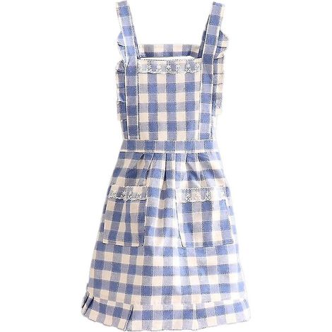 Tablier de cuisine pour femme avec poches, tablier à bavette à plusieurs épaisseurs pour cuisiner, pâtisser, faire des barbecues et jardiner (shape10) (1/5)