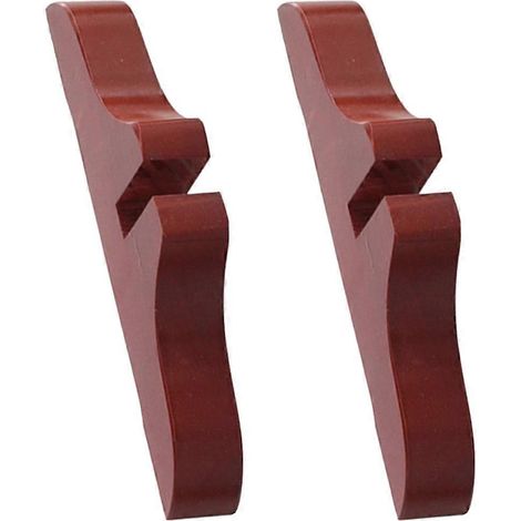 2 pieds de support pour séparateur de pièce, support de séparation de pièce avec base en bois, pieds de support pour cloison (1/5)
