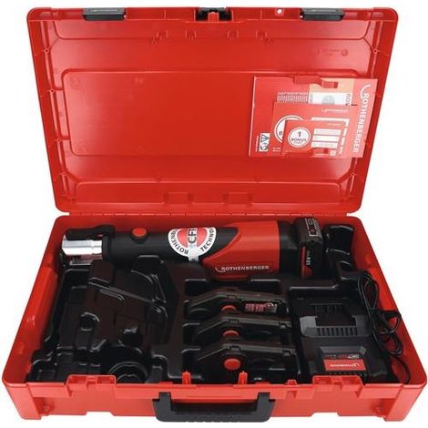 ROTHENBERGER ROMAX 4000 Set Akku-Pressmaschine U16-20-25mm, 4 Ah, EU AMP - 1000004170 (1/2)