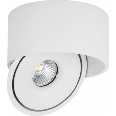 Spot LED en Saillie COB 30W Rond ø176mm Orientable CCT Blanc - 3000K/4000K/6000K - SILUMEN