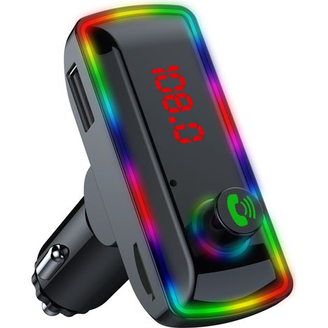 Lecteur MP3 Bluetooth F12 pour voiture, lecteur MP3 à carte électronique, récepteur Bluetooth pour voiture, kit mains libres (1/3)