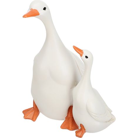 Grande statue de canard en résine, décoration de jardin, 10 x 5 x 15 cm (1/5)