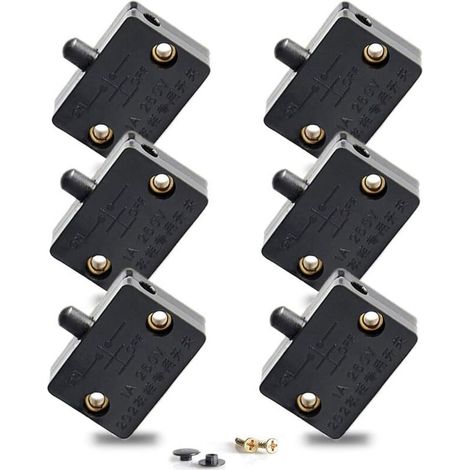 Automatic Cabinet Door Light Switch Automatic Cabinet Light Switch Turn On Light Furniture Counter 6pcs (1/5)