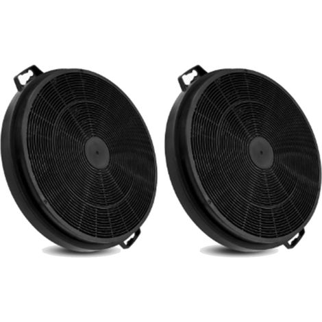Filtre de remplacement pour hotte de cuisine CF01, 2 pièces, charbon actif pour élimination des odeurs, 7,2x1,8 pouces (1/5)