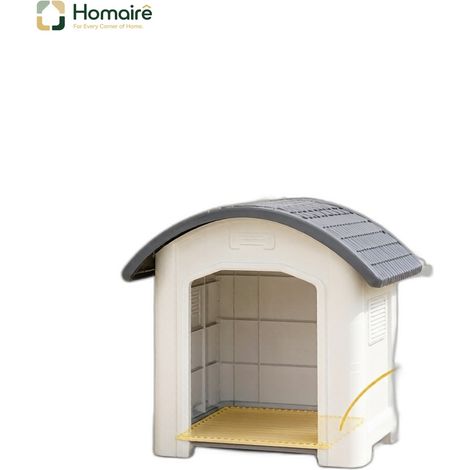 Grauer Hundekäfig 71 x 60 x 63 cm HOMAIRE (1/5)