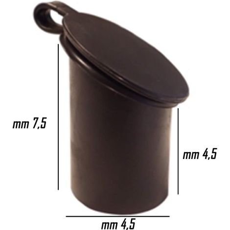 Boccola con tappo per portacanna diametro mm 50