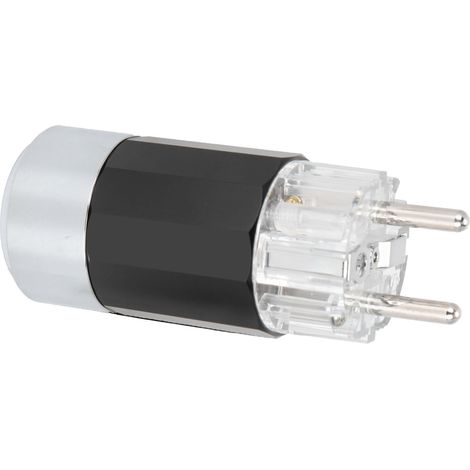 Fiche d'alimentation Monosaudio en cuivre pur rhodié, connecteur audio HIFI 100-250VE109R (mâle)