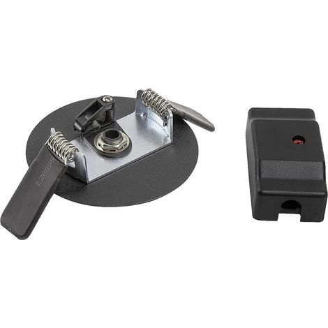 [NEUWERTIG] B-Ware Slv Einbaurosette Fassung Schwarz Lampenzubehör Deckenelement Schwarz