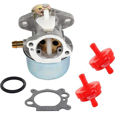 Carburetor kit compatible with Briggs 497586, 499059, 799869, 494217, 214570 (1/4)