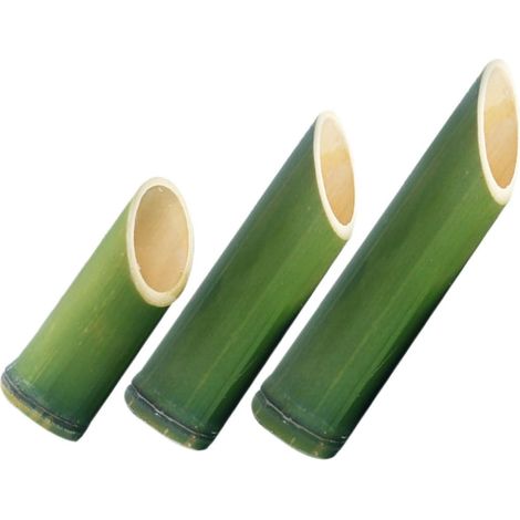 Ensemble de 3 Vases Modernes en Bambou Anneaux Décoratifs pour Compositions et Décor de Mariage (1/5)