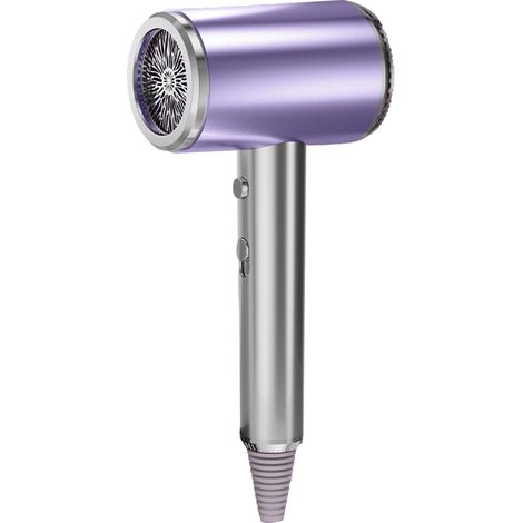Sèche-cheveux ionique haute puissance bleu lumineux soin silencieux pour salon maison fiche CN 220V violet (1/5)