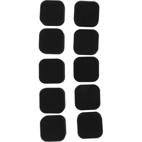 Lot de 10 filtres à air pour débroussailleuse TH23D Para 11010 2530 (pièces détachées noires) (1/5)